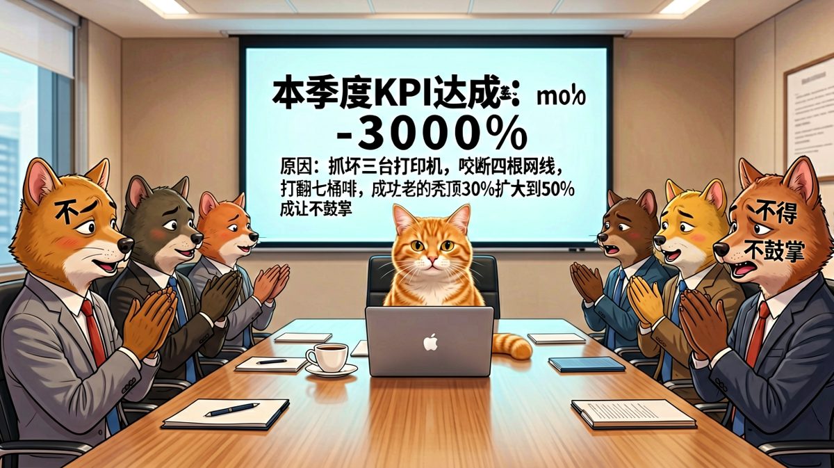 年度优秀员工非你莫属，毕竟没人比你更会搞破坏