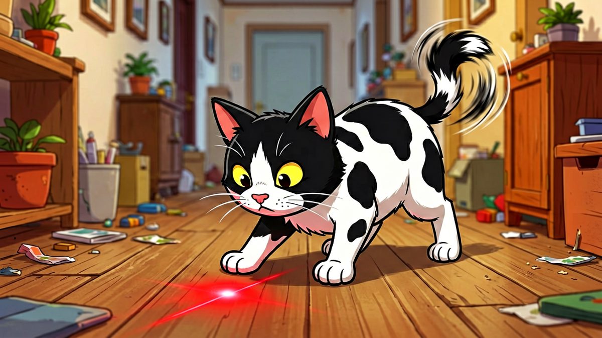 猫：你以为那只是个红点？不，那是命运的召唤。