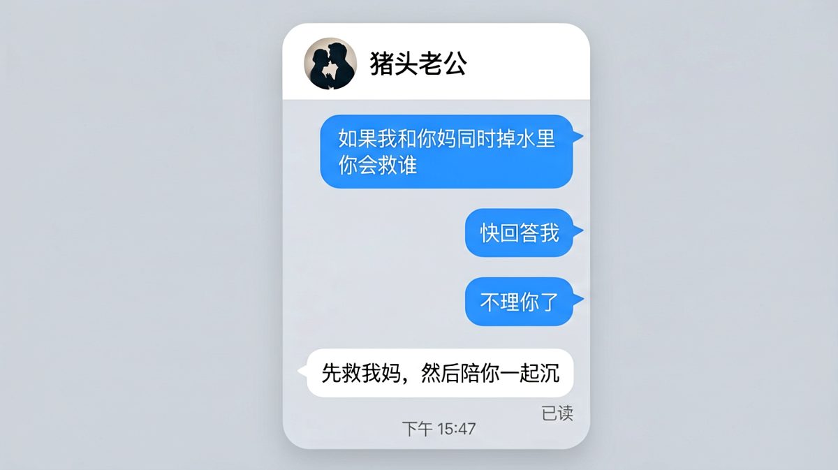送命题现场，男生的回答意外地让人无言以对。