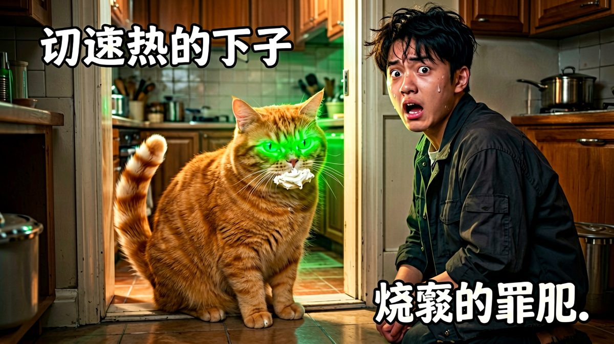 糟糕！被家里的监控官——猫主子发现了！