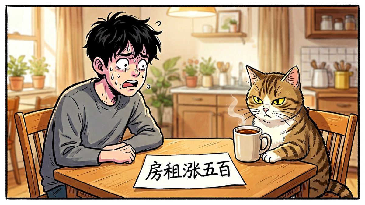 偷吃被抓后，猫主子涨了我家房租……