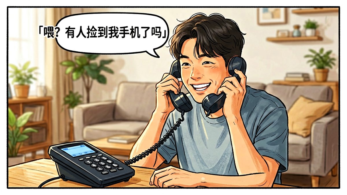 妙计！打自家座机，手机肯定响！