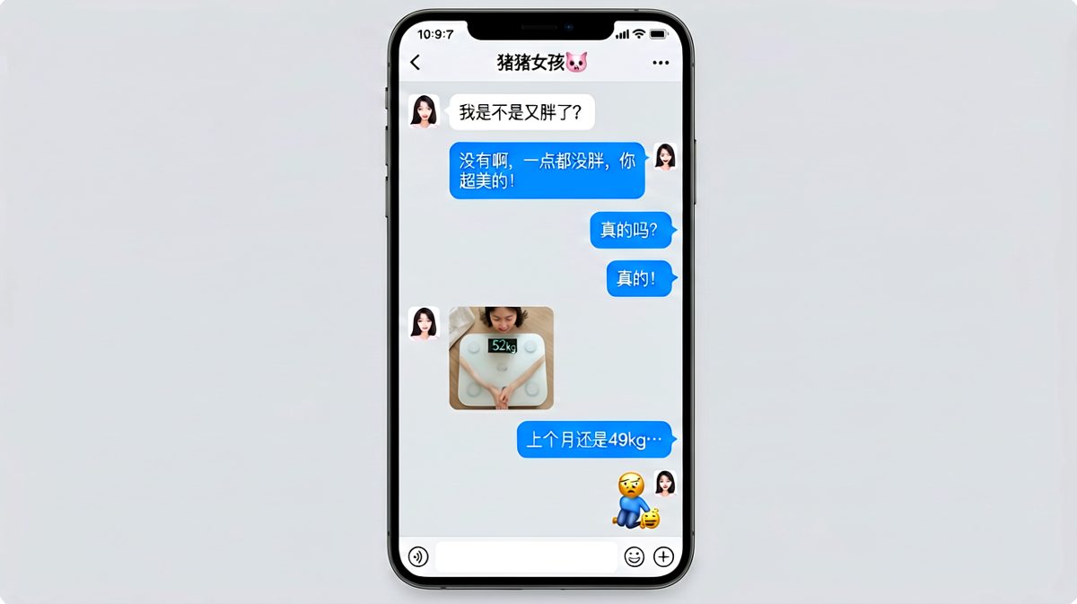 求生欲拉满，但体重秤不答应。
