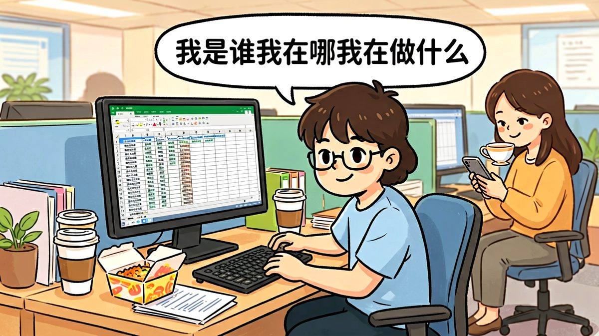 周一上午，灵魂已经出窍