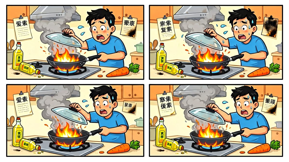 一锅炒下去，厨房变战场