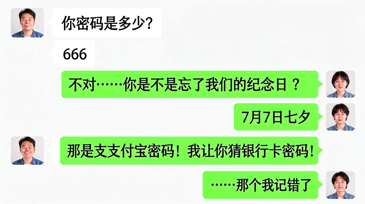 男生连续踩雷的密码危机