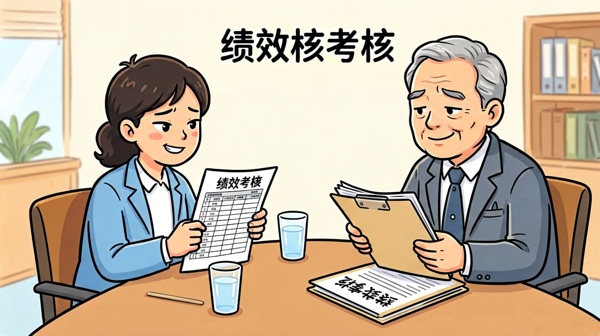 员工自信满满迎接年终绩效，结果老板的一句话让气氛彻底反转。