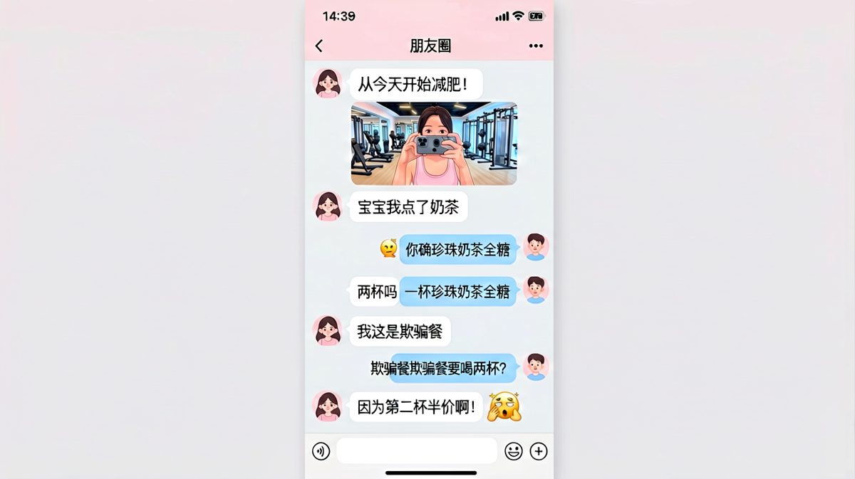 减肥第一天的翻车现场：欺骗餐的终点是第二杯半价