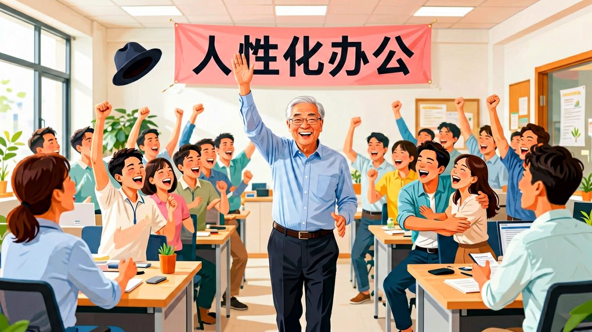 老板宣布带薪休假，全体员工欢呼