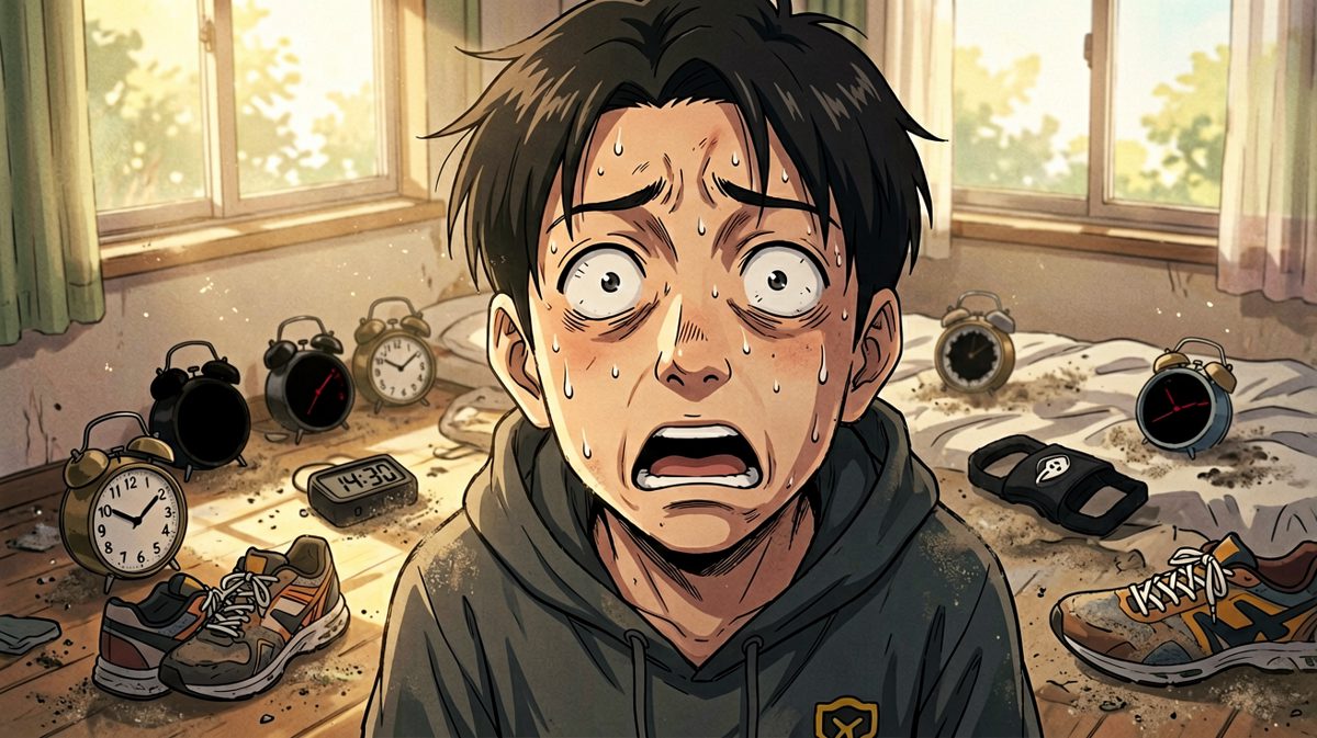 睁眼一看——下午两点半，完了！
