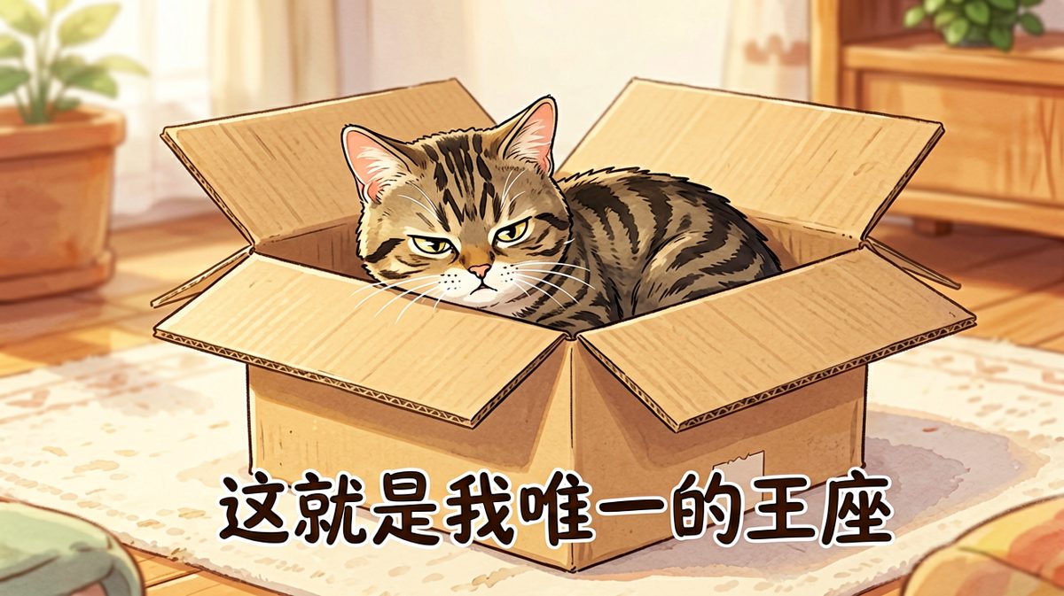 这箱子虽然只容得下我的头，但它是我精神的归宿。