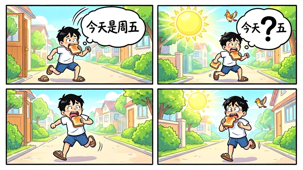 狂奔之后发现——今天是周五啊！
