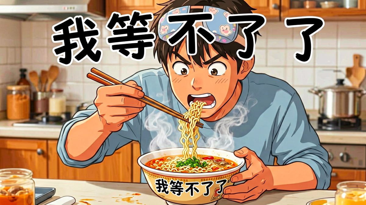 三分钟的等待？不存在的