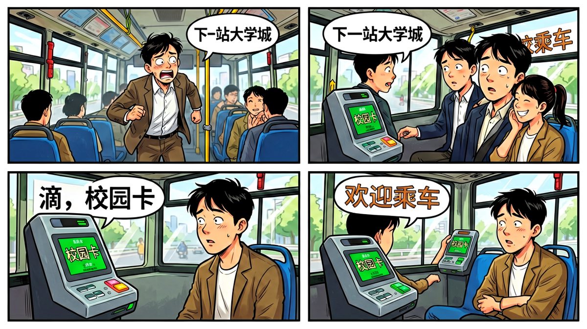 上错车了，大学城？