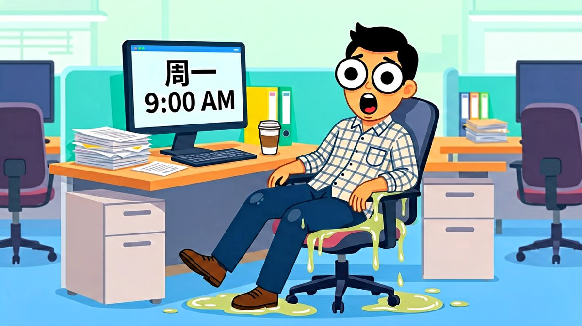周一早上被生活锤扁的社畜
