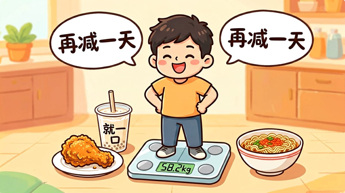 减肥这种事，从来都是明天再说