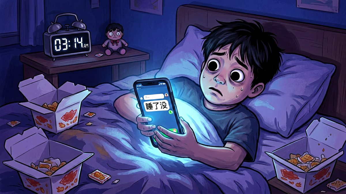 凌晨三点的我：睡不着但很愧疚