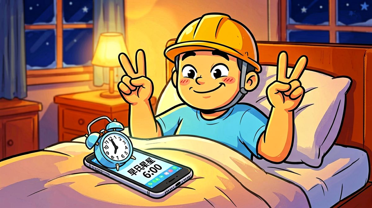 第1格：雄心壮志，今晚一定6点起！