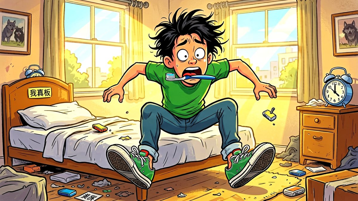 第4格：8点了！！！