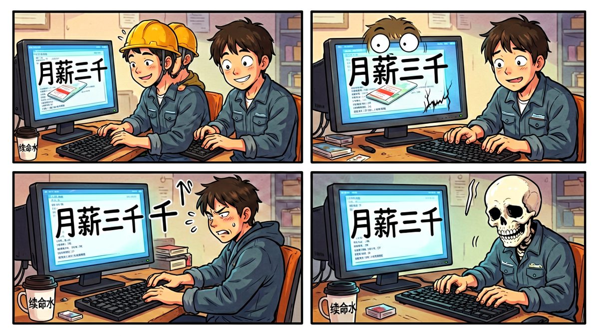 工资到账的那一刻我思考了一下人生