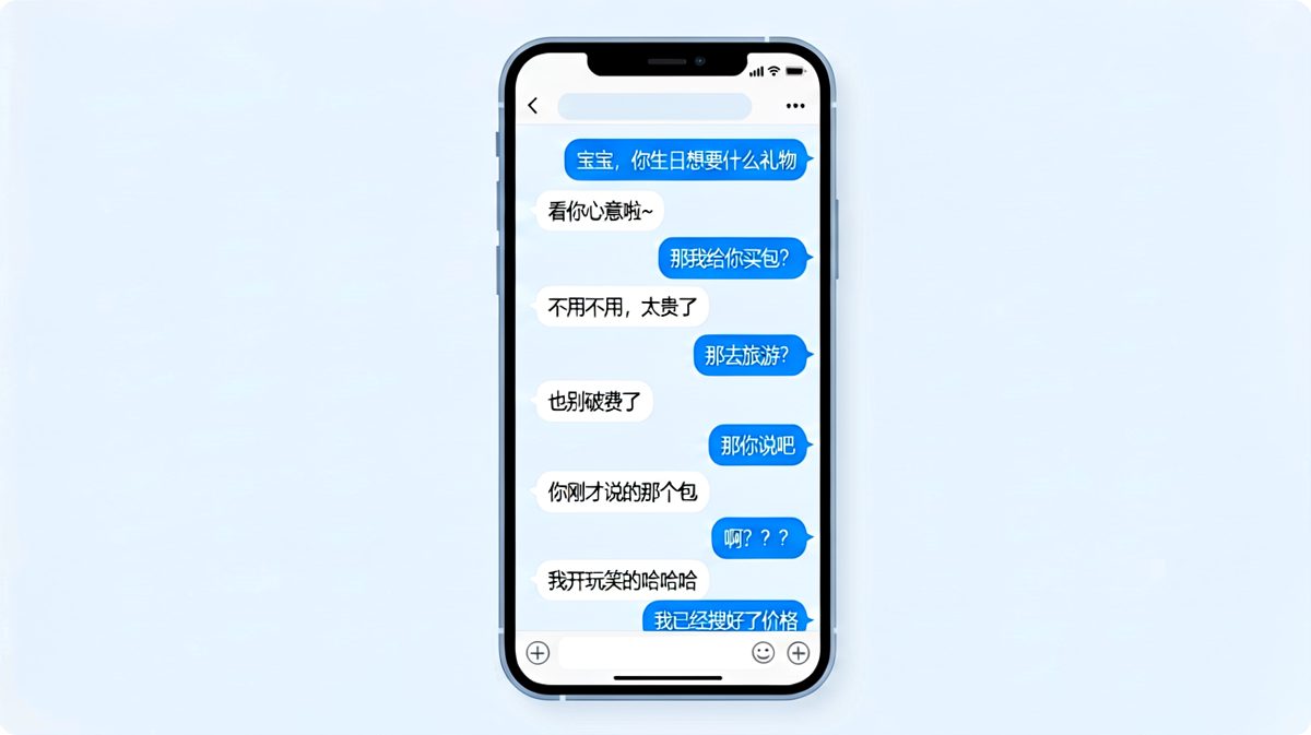 说随便选结果最贵的才是认真的