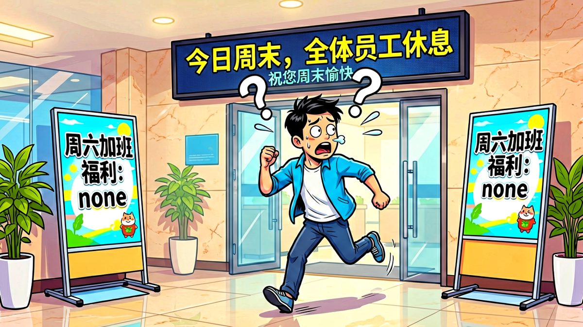 迟到一整周，结果今天根本没班
