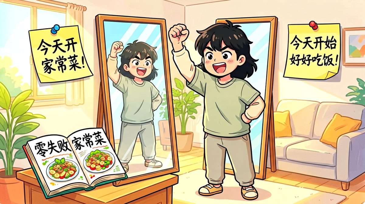 雄心壮志：今天我要亲手做一顿大餐！