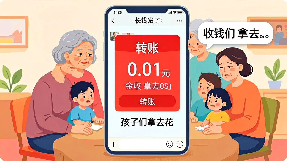 当 family 群里弹出转账