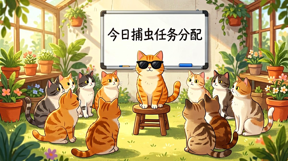 「今天的猎物就交给你们了，解散！」