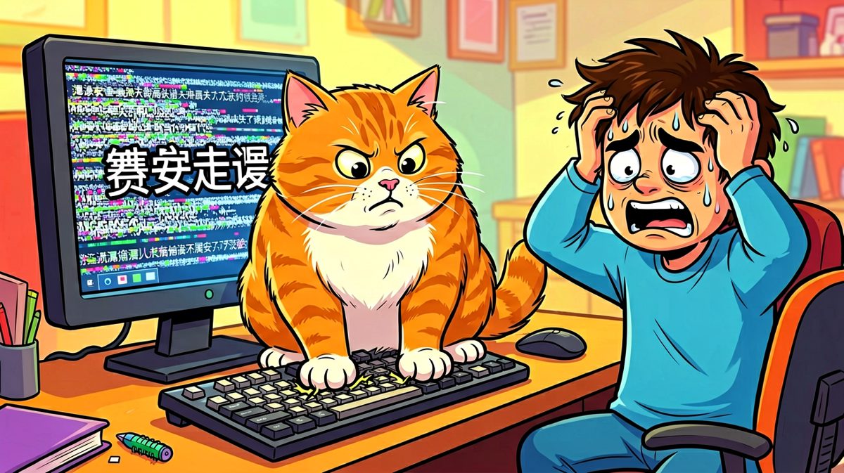 老板：方案呢？我：在被我家主子上班中。