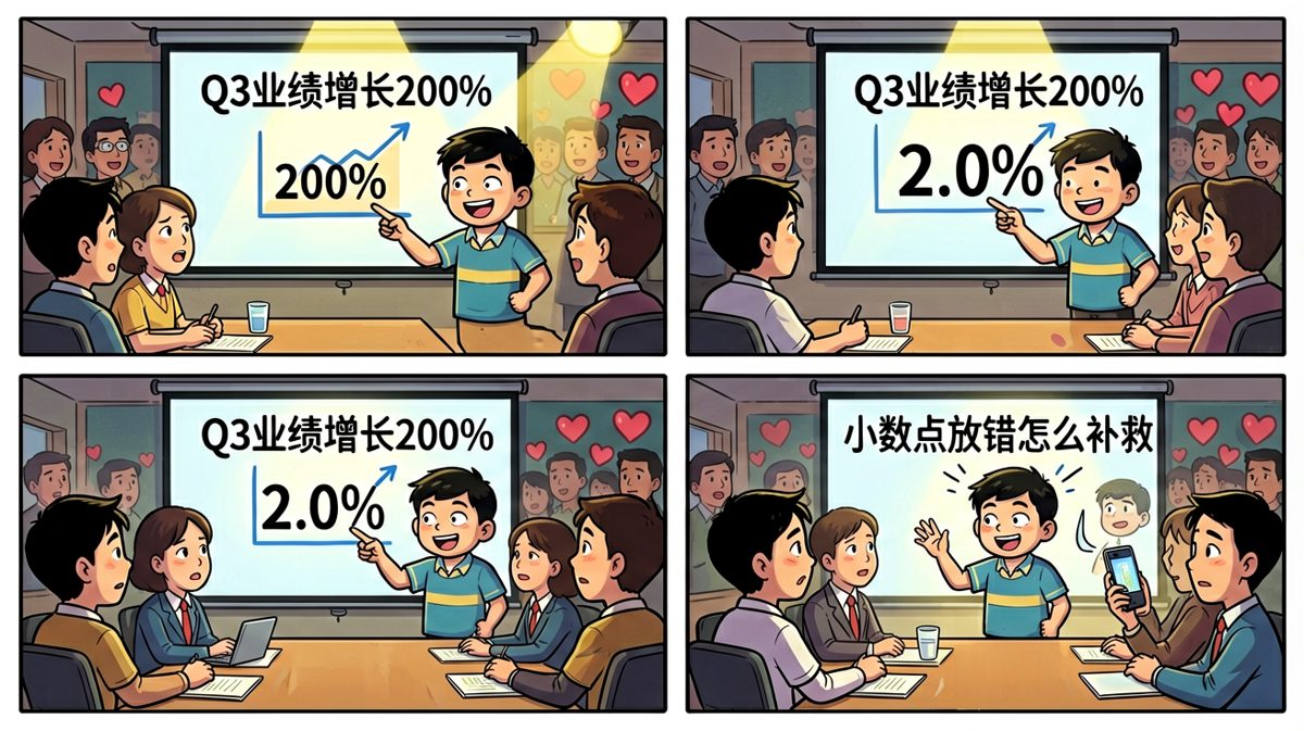PPT小数点车祸现场