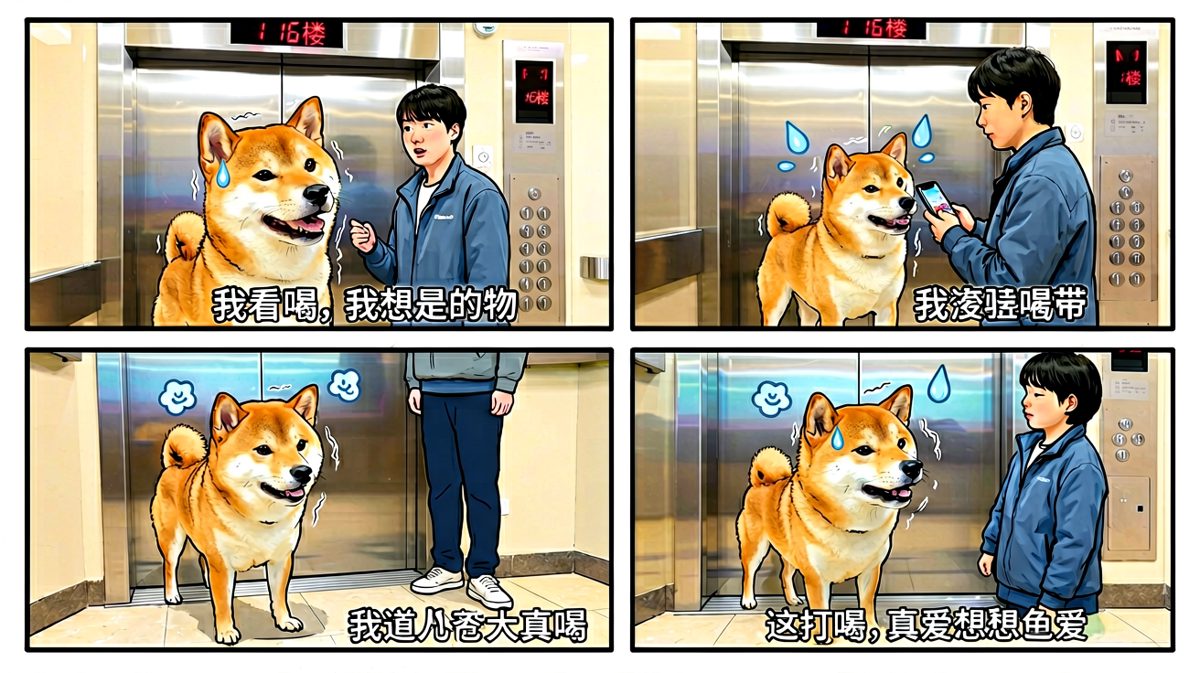 电梯遇到同事的社死瞬间