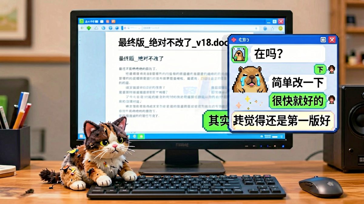 甲方的'简单改一下'等于重做一遍