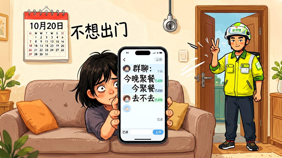 社恐的日常：消息已读但不回是最高礼仪