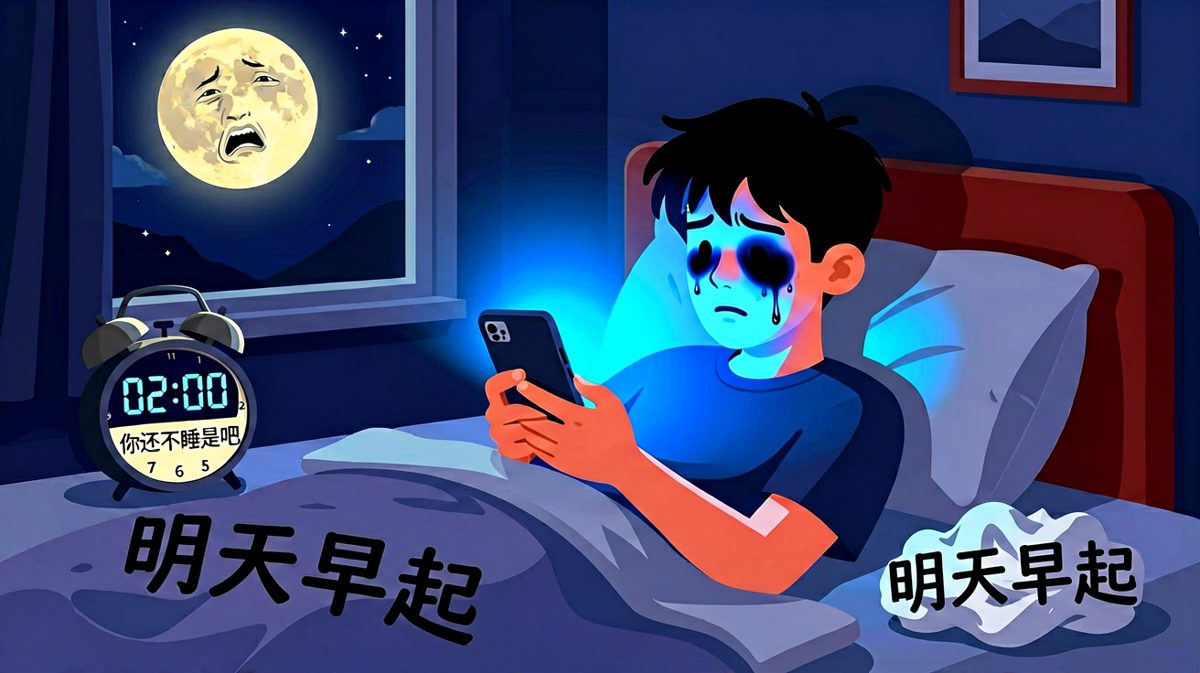 熬夜冠军：不是不困，是想和明天错峰出行