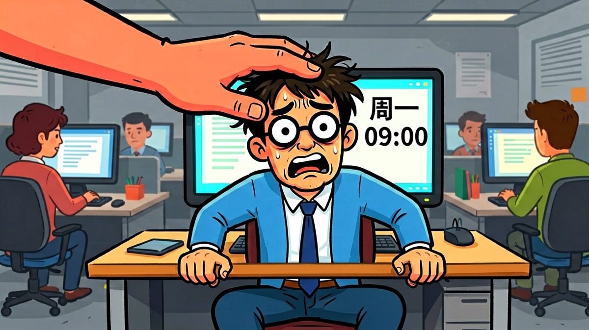 周一的我被生活按在工位上摩擦