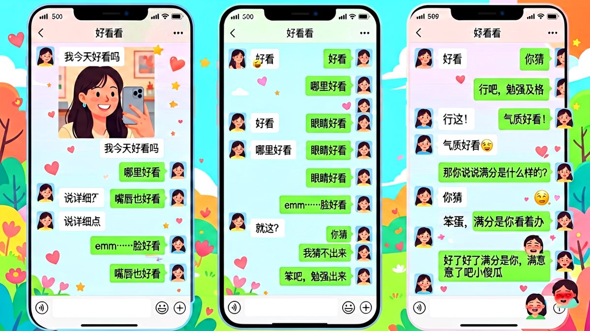 送命题'哪里好看'的终极答案，直男的求生欲令人泪目