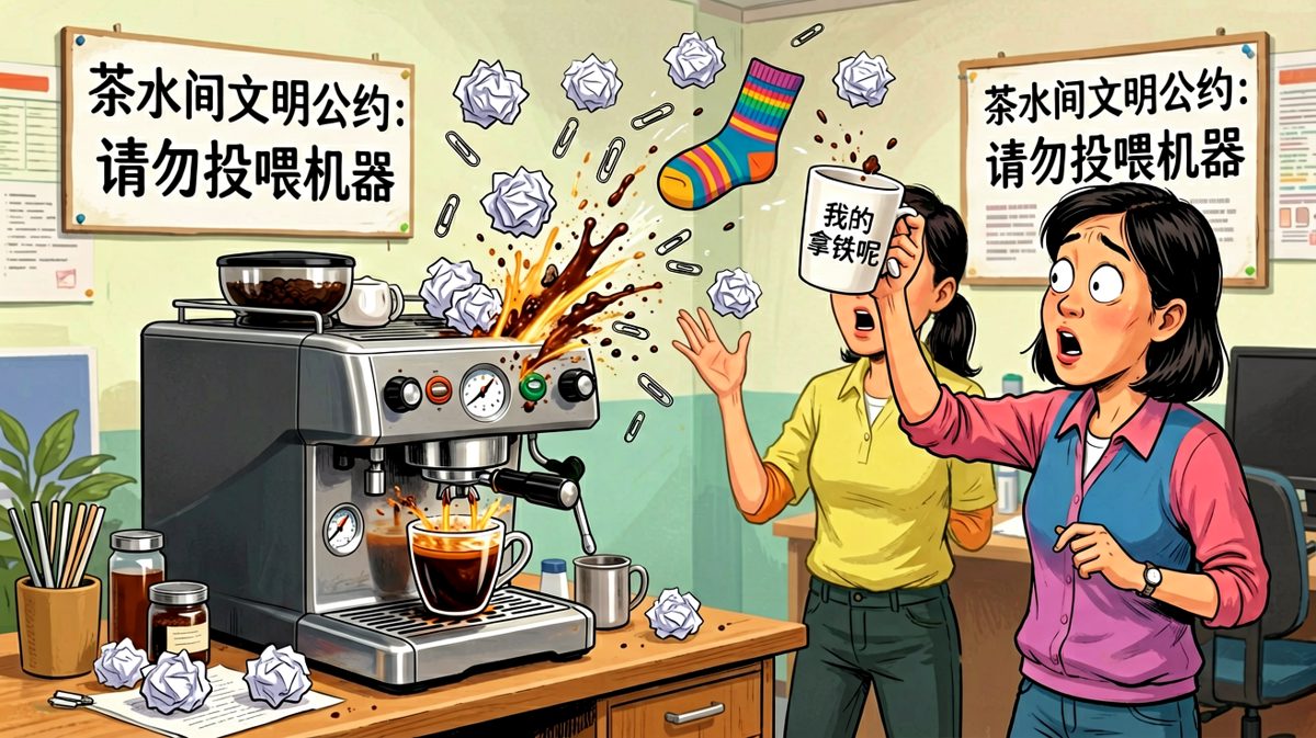 咖啡机说它今天想换个口味