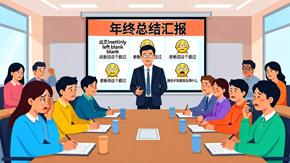 年度汇报的尽头是精神状态美丽