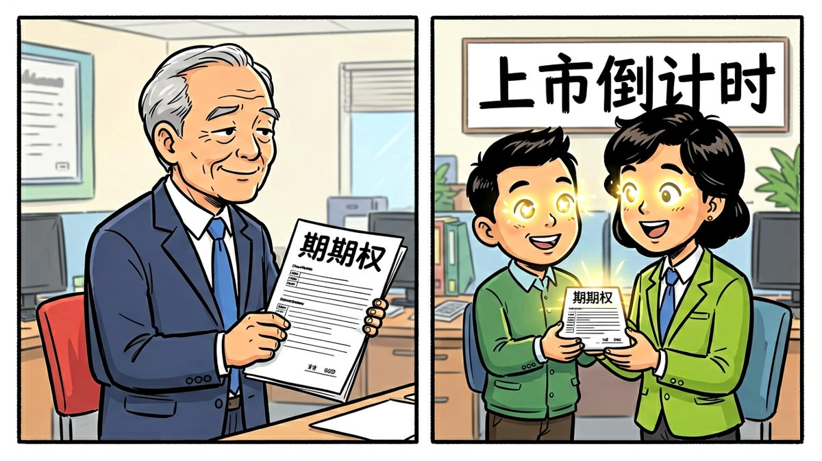 反转来了——老板补充道："当然，前提是我们公司明年能上市。"