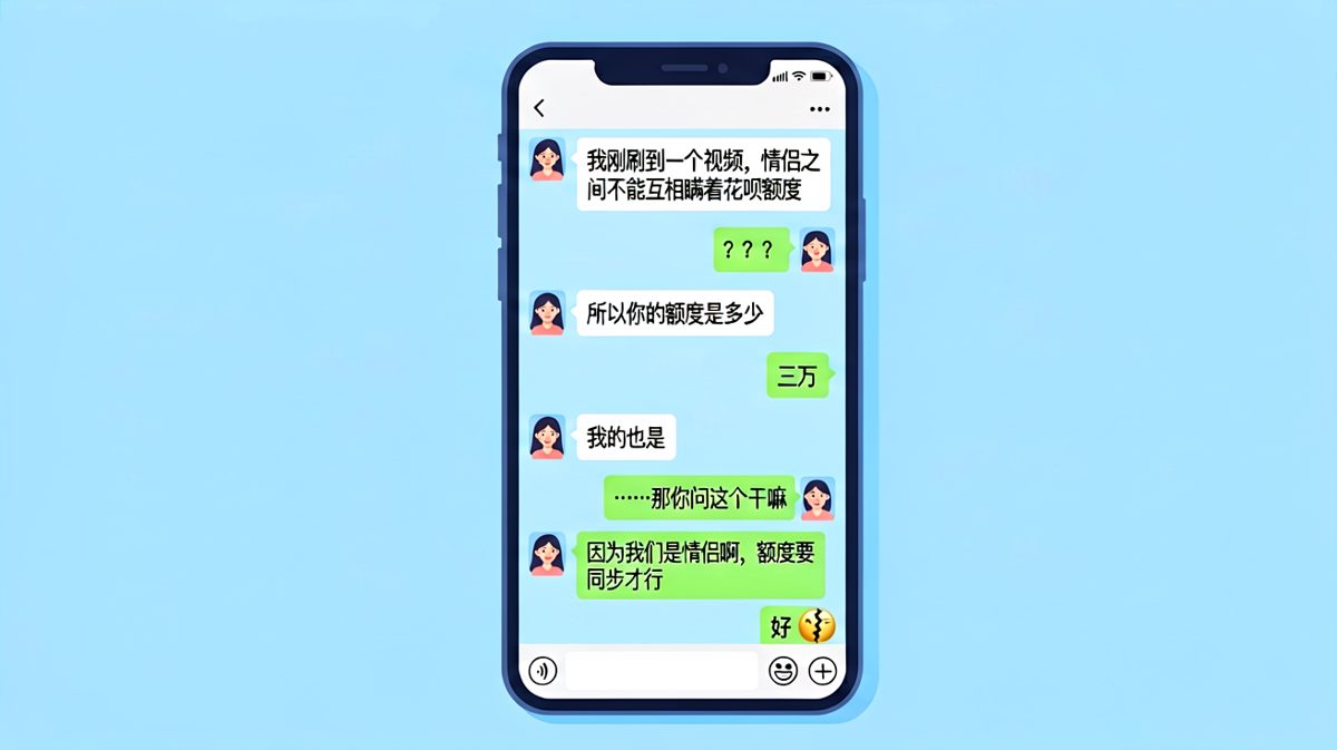 情侣花洒水额度同步？不，是一起背债