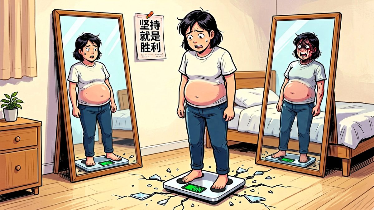 吃撑了肚子，体重却没变——原来欺骗的是自己的只有秤。
