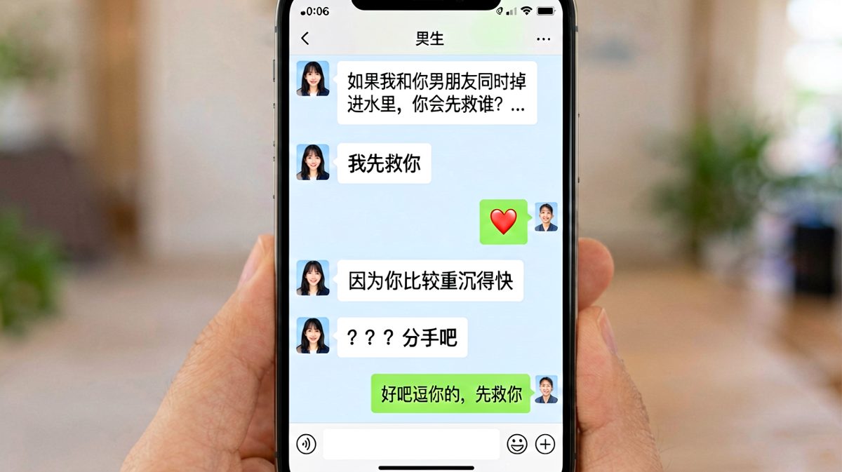 送命题秒变翻车现场，求生欲比反应慢半拍