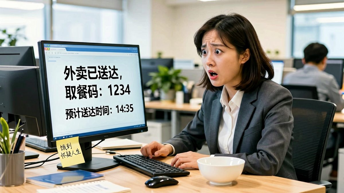 外卖晚到十分钟，感觉像被世界抛弃了