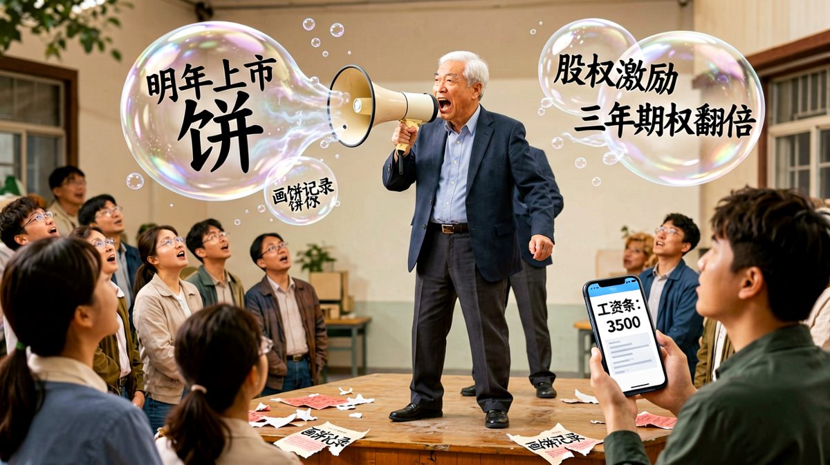 老板画饼技术好，就是不能当饭吃