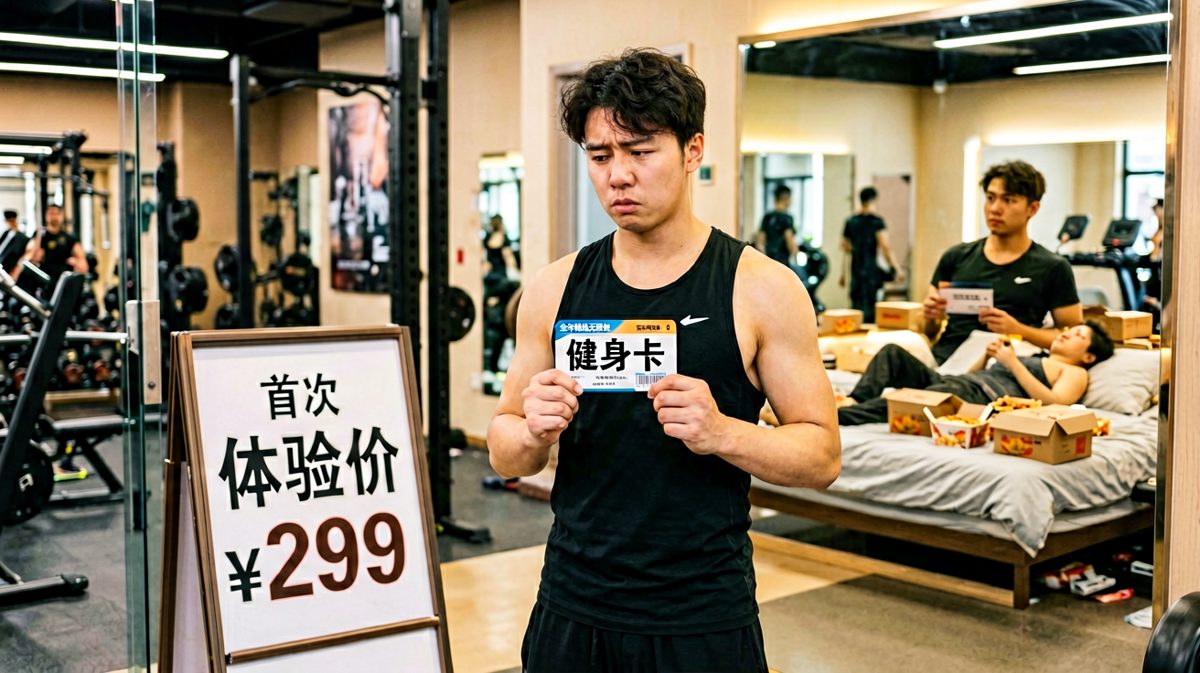 健身卡办了等于办了，就是不练
