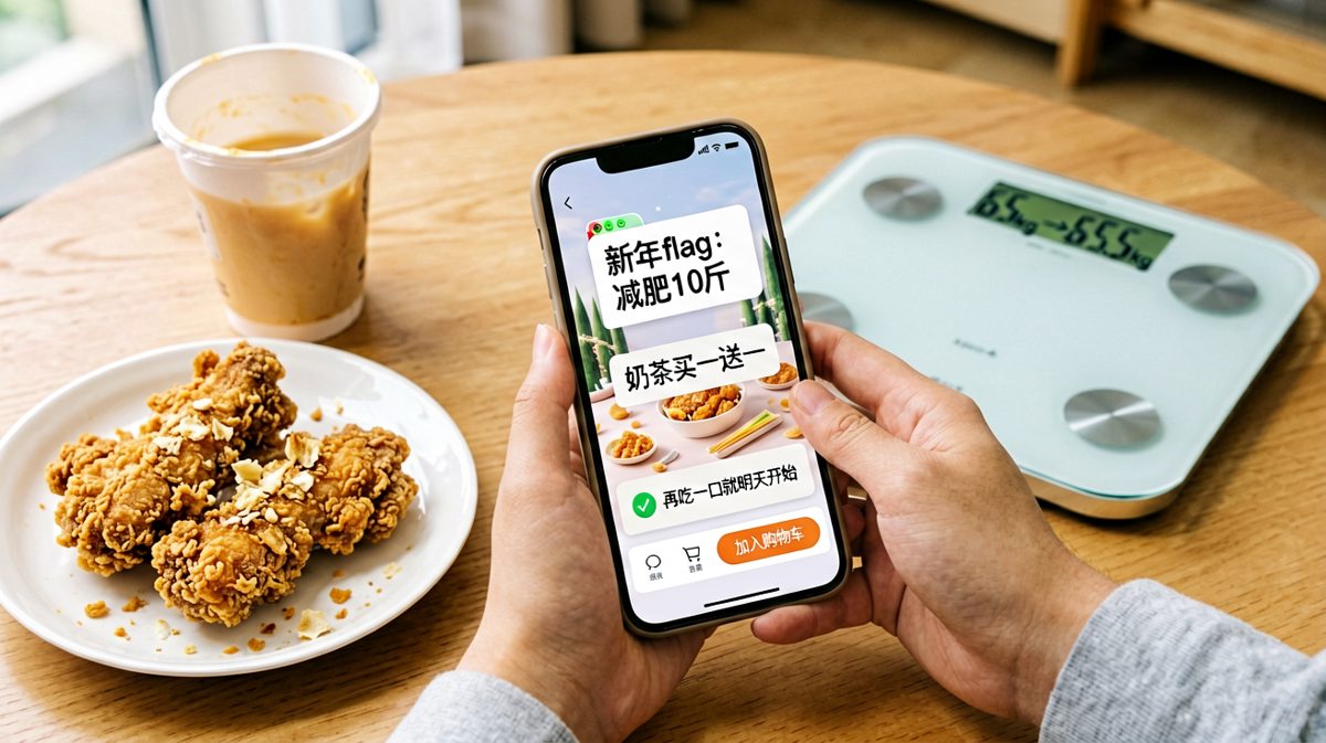 减肥flag倒了又立，立了又倒，循环播放