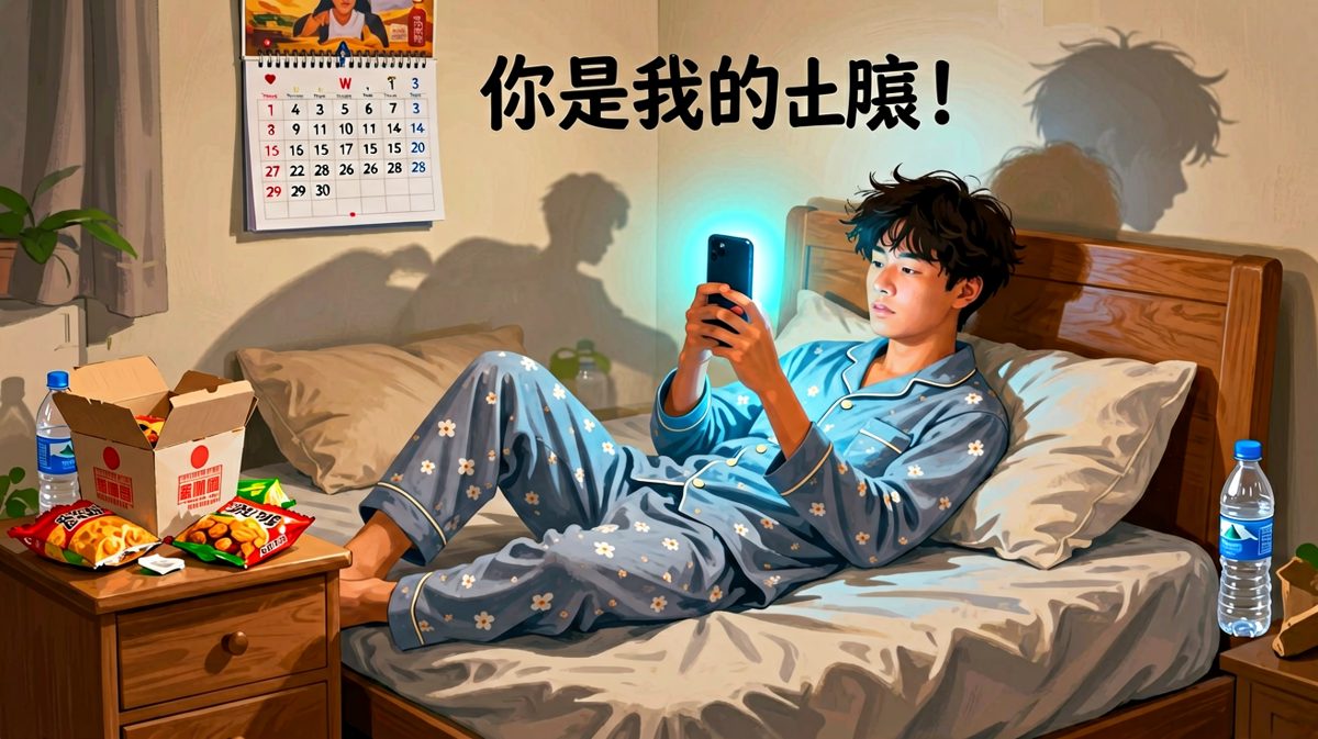 说好只刷五分钟手机——然后我就从天亮刷到了天黑，从周一刷到了下周。