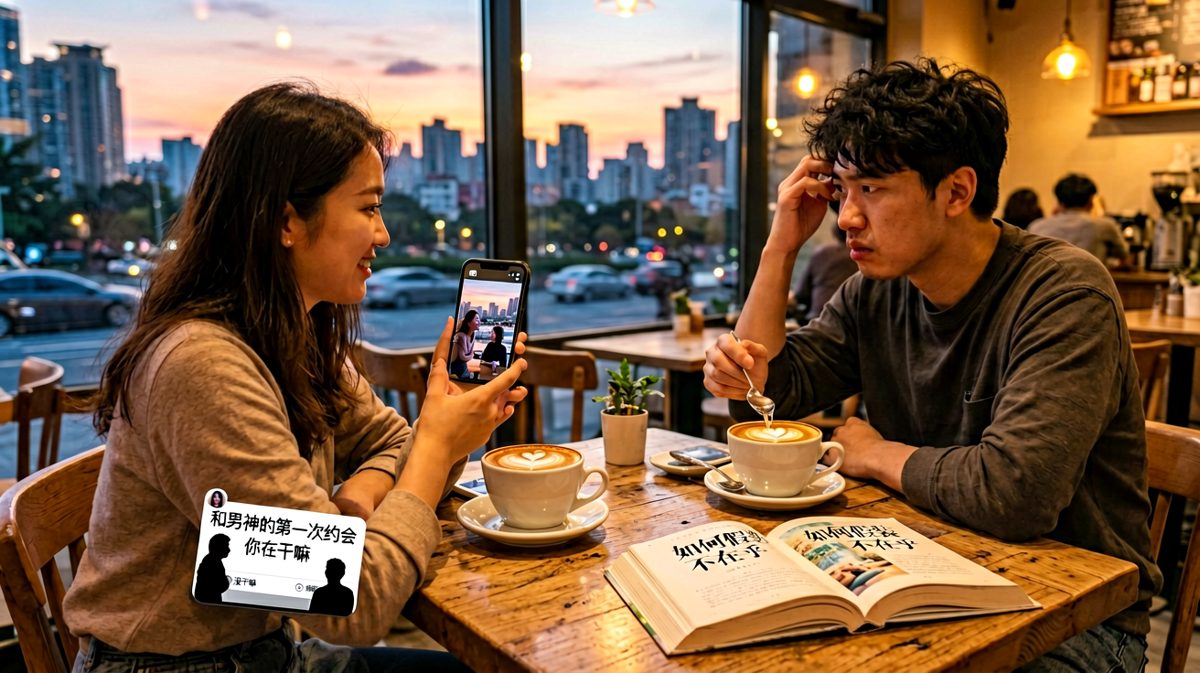图2：发朋友圈前的心理博弈