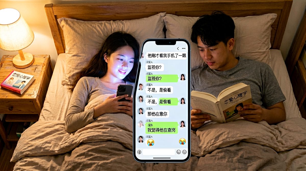 图3：闺蜜群里的过度解读大赛